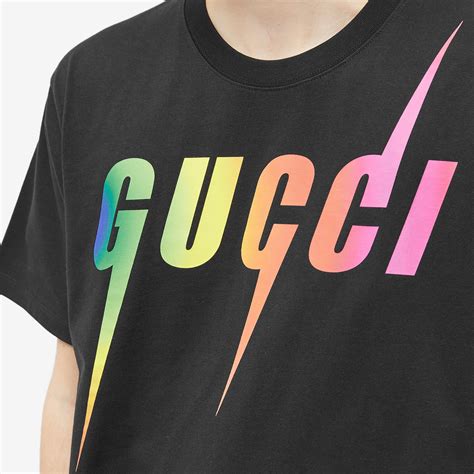 gucci sweater rainbow|Gucci rainbow blade t shirt.